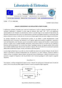 analisi e descrizione di un oscillatore a ponte di wien