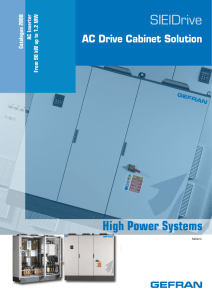 AC Drive Cabinet Solution