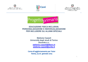 Diapositiva 1 - Ufficio Ed. Fisica Toscana