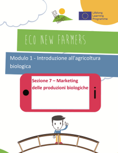 Modulo 1 - Introduzione all`agricoltura biologica