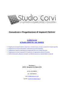 Consulenze e Progettazione di Impianti Elettrici