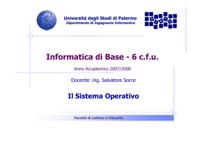 Informatica di Base - 6 c.f.u. - Università degli Studi di Palermo