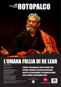 l`UMaNa FollIa DI rE lEar - Emilia Romagna Teatro Fondazione