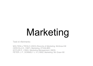 Introduzione al Marketing
