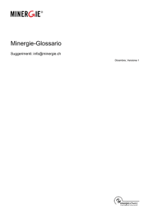 Glossario Minergie