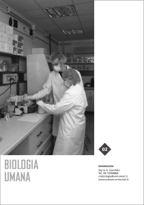 BIOLOGIA UMANA - Macroarea di Scienze