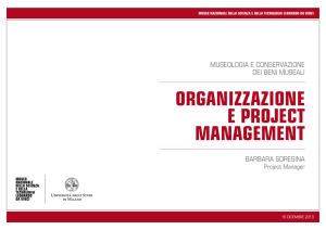 organizzazione e project management