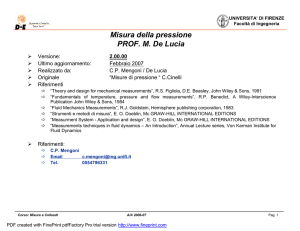 Misure di pressione