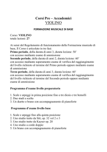 violino - `G. Puccini`, Gallarate
