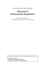 Elementi di Informazione Quantistica