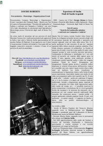 Curriculum Vitae - GAi - Giovani Artisti italiani