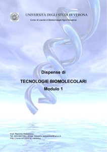 tecnologie biomolecolari