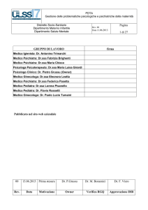 Gestione delle problematiche psicologiche e psichiatriche della