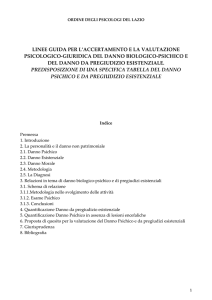 linee guida per l`accertamento e la valutazione