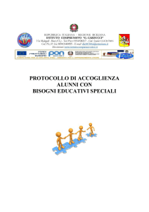 PROTOCOLLO DI ACCOGLIENZA ALUNNI CON B.E.S