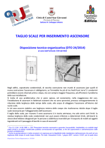 DTO 24-2014 Taglio scale per inserimento ascensore