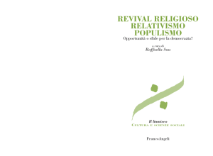 revival religioso relativismo populismo