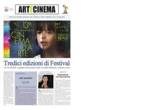 magazine - Festival Internazionale del Cinema d`Arte