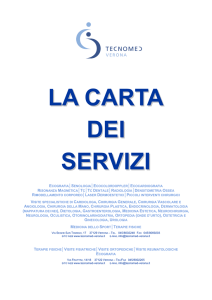 LA CARTA - Tecnomed Verona