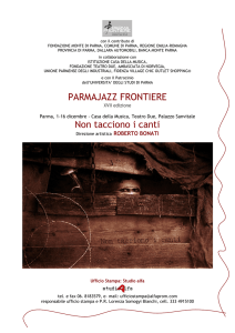 Il programma - ParmaFrontiere