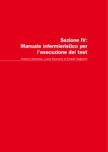 Manuale infermieristico per l`esecuzione dei test