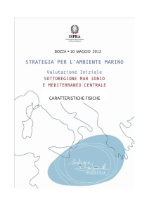 3.1 Mar Ionio e Mediterraneo Centrale - La strategia marina