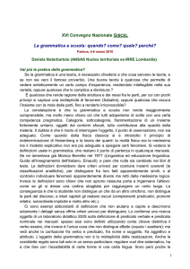 La Grammatica a Scuola Lovison e Sofia