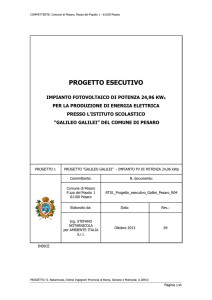 progetto esecutivo