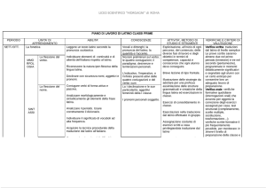 Programmazione latino primo biennio