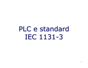 PLC e standard IEC 1131-3