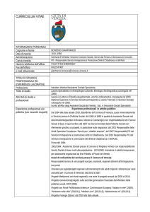 curriculum vitae - Comune di Venezia