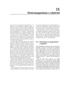 Elettromagnetismo e relatività - Università degli studi di Bergamo