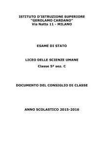 Documento 5CSU-prot.n.2009-16 maggio 2016