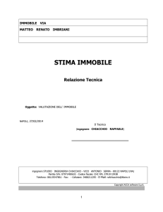 STIMA IMMOBILE - STUDIO INGENERIA CHIACCHIO