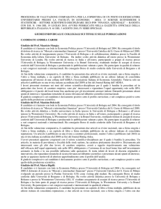 Giudizi SECS-P/09 - Università di Sassari