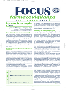 pdf del numero - Focus Farmacovigilanza