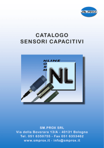 catalogo sensori capacitivi