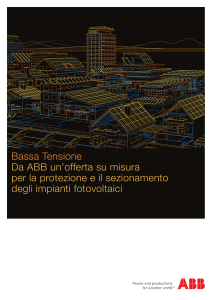 Bassa Tensione Da ABB un`offerta su misura per la