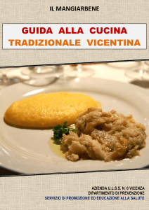 Guida alla cucina tradizionale Vicentina