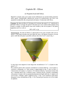 Capitolo III – Ellisse