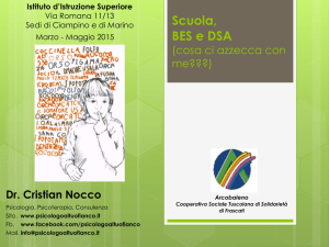 Abstract "Scuola, DSA e BES" 2015 - Comune di Ferrara