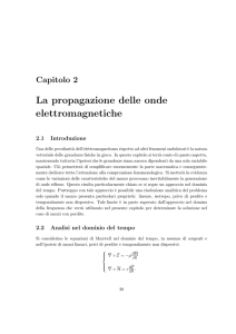 La propagazione delle onde elettromagnetiche