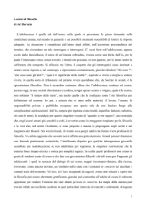 Lezioni di filosofia[1] - Dipartimento di Fisica