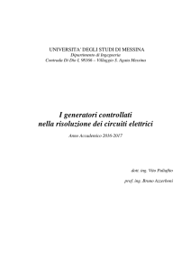 I generatori controllati nella risoluzione dei circuiti