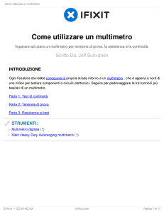 Come utilizzare un multimetro