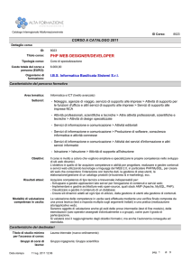 php web designer/developer - I.B.S. Informatica Basilicata Sistemi S.r.l.