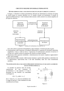 Soluzione dei circuiti in c.a.