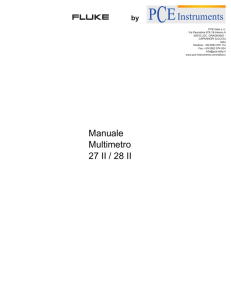 Manuale Multimetro 27 II / 28 II