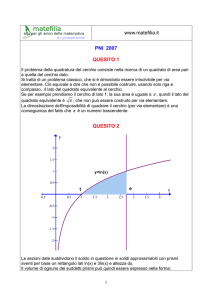 le soluzioni dei quesiti