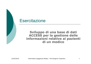 Esercitazione